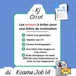 10 Erreurs Fatales à Éviter dans une Lettre de Motivation – Et Comment Faire Mieux