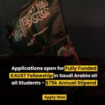 KAUST Global Fellowship 2026