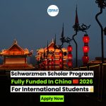 Schwarzman Scholars Program 2026