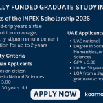 NPEX Scholarship 2026