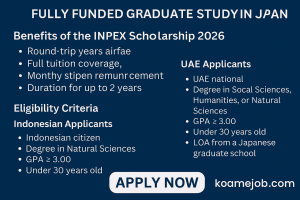 NPEX Scholarship 2026