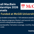 Professional degree funding Canada