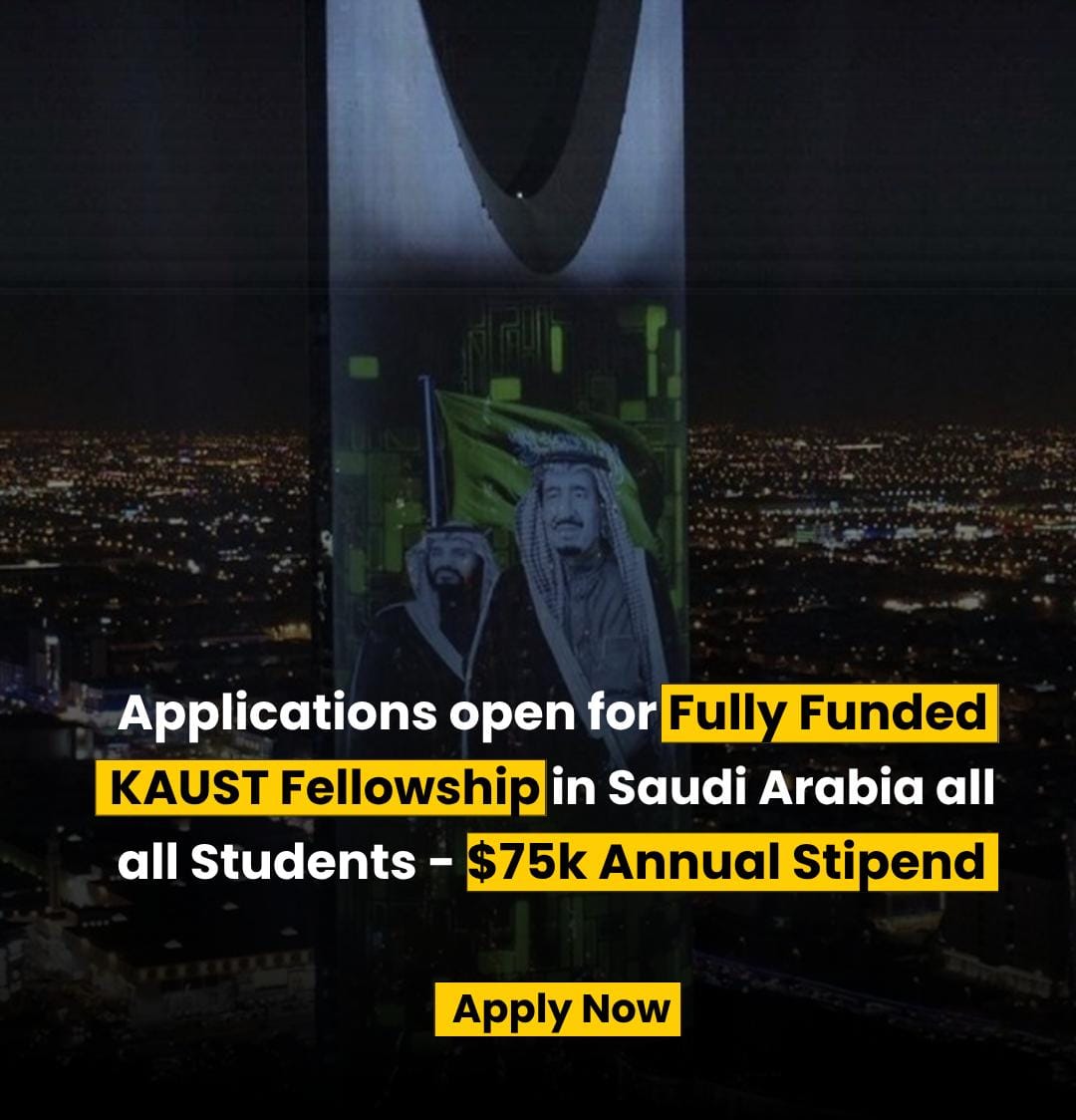 KAUST Global Fellowship 2026