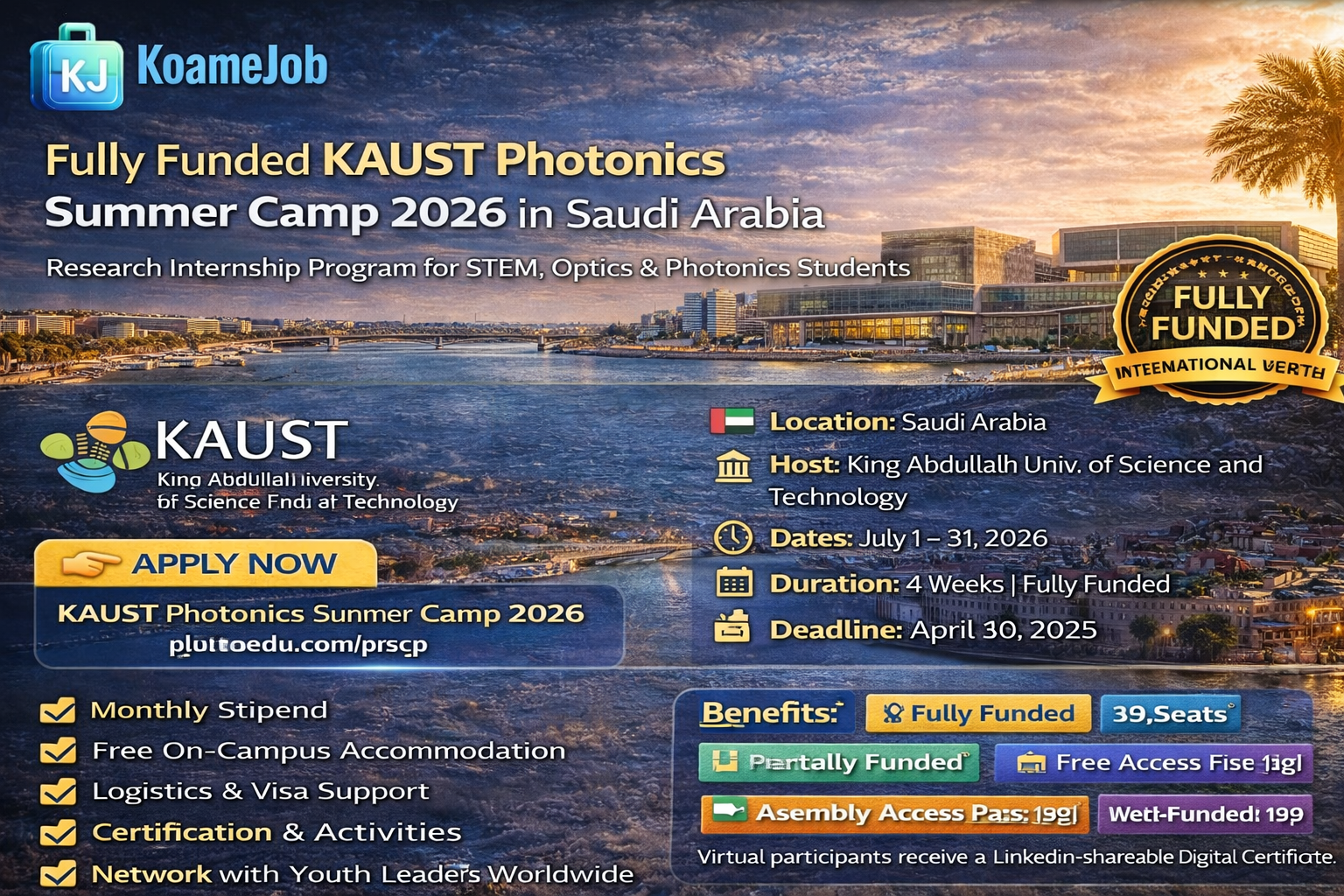 KAUST Photonics Summer Camp 2026