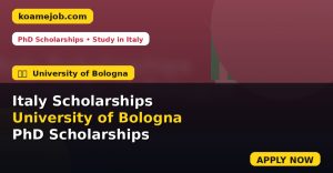 University of Bologna PhD Scholarships 2026