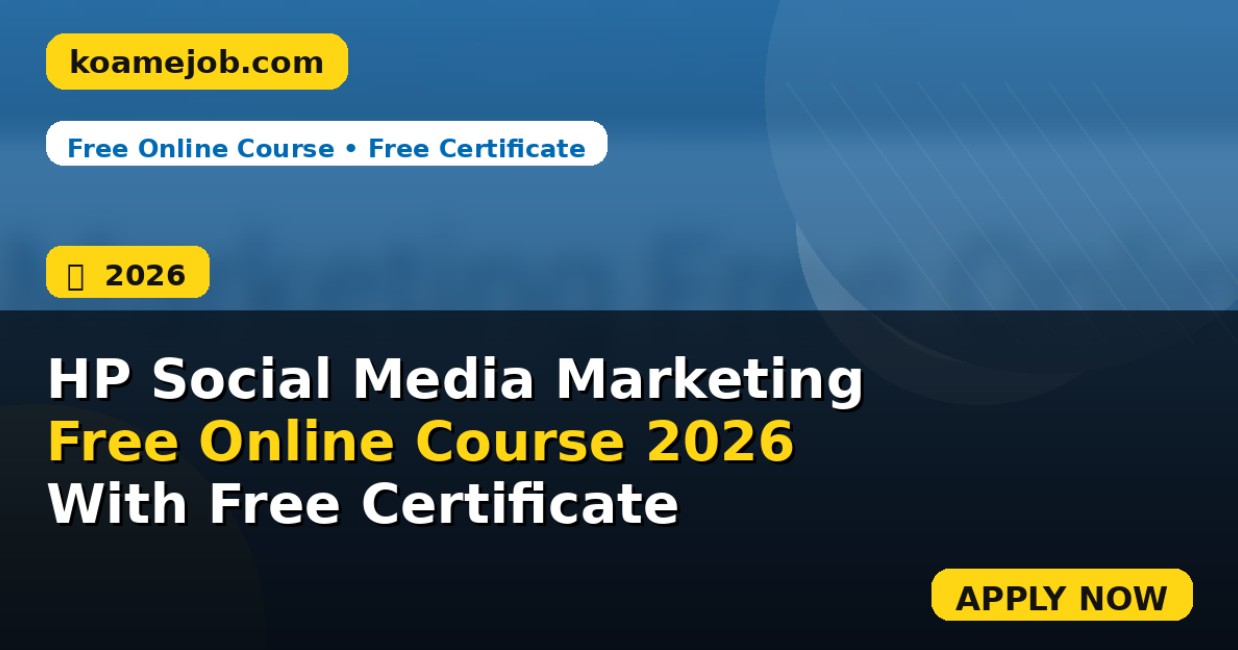 HP Social Media Marketing Free Online Course 2026